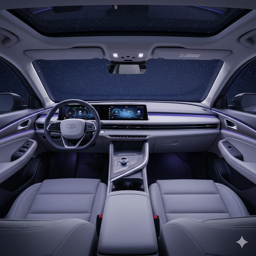 Geely z marką Galaxy rzuca rękawicę Tesli. Model E5 celuje w serce europejskiego rynku SUV.